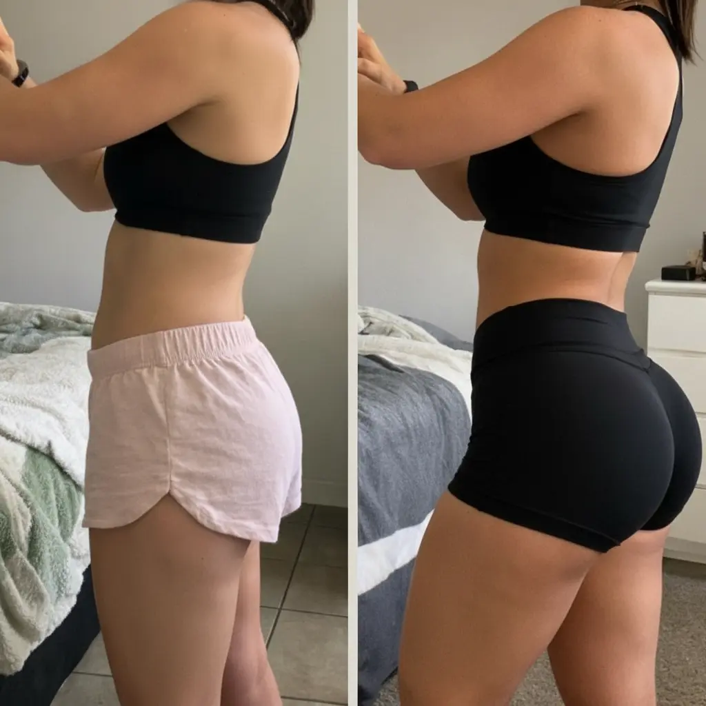 Antes e depois de Geovanna Pinheiro
