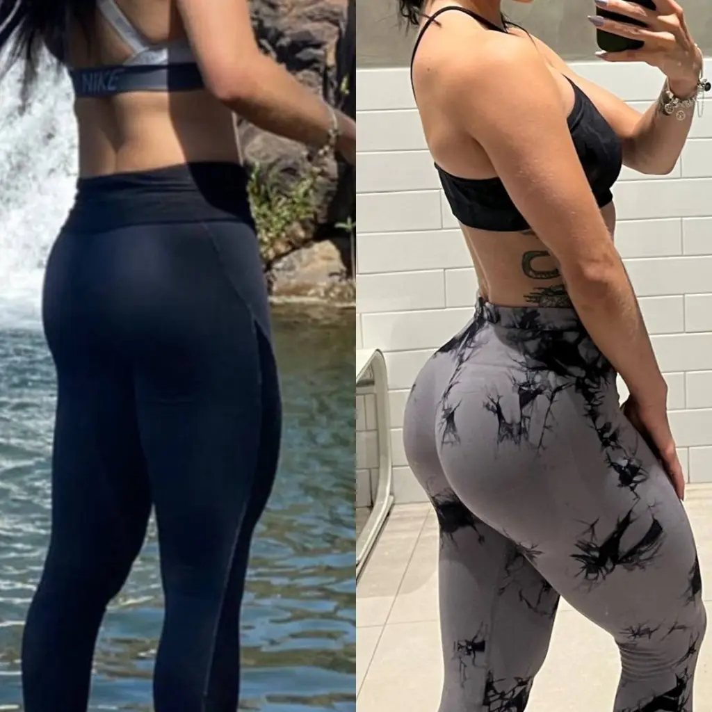 Antes e depois da Dayane Alves